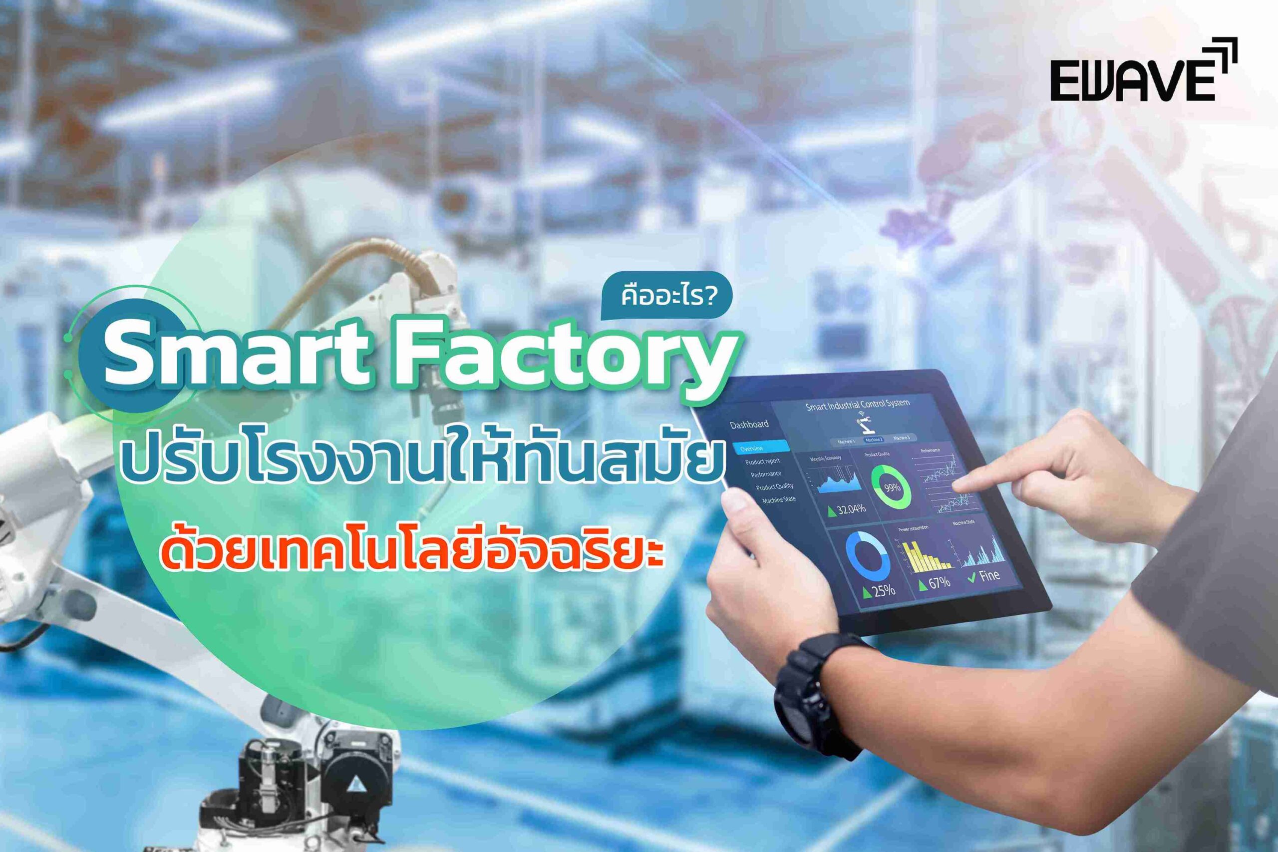 Smart Factory คืออะไร? ปรับโรงงานให้ทันสมัยด้วยเทคโนโลยีอัจฉริยะ