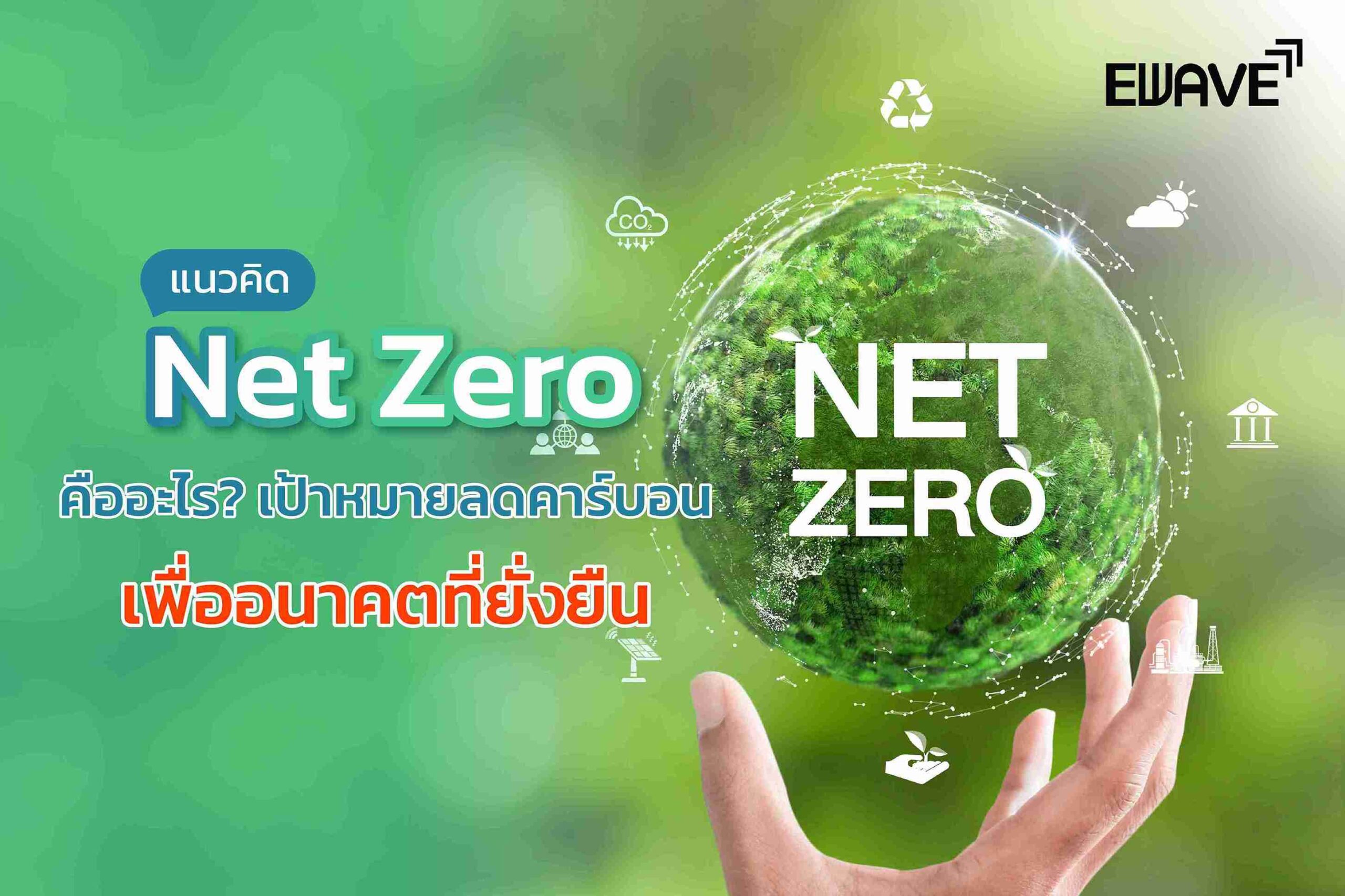 แนวคิด Net Zero คืออะไร? เป้าหมายลดคาร์บอนเพื่ออนาคตที่ยั่งยืน