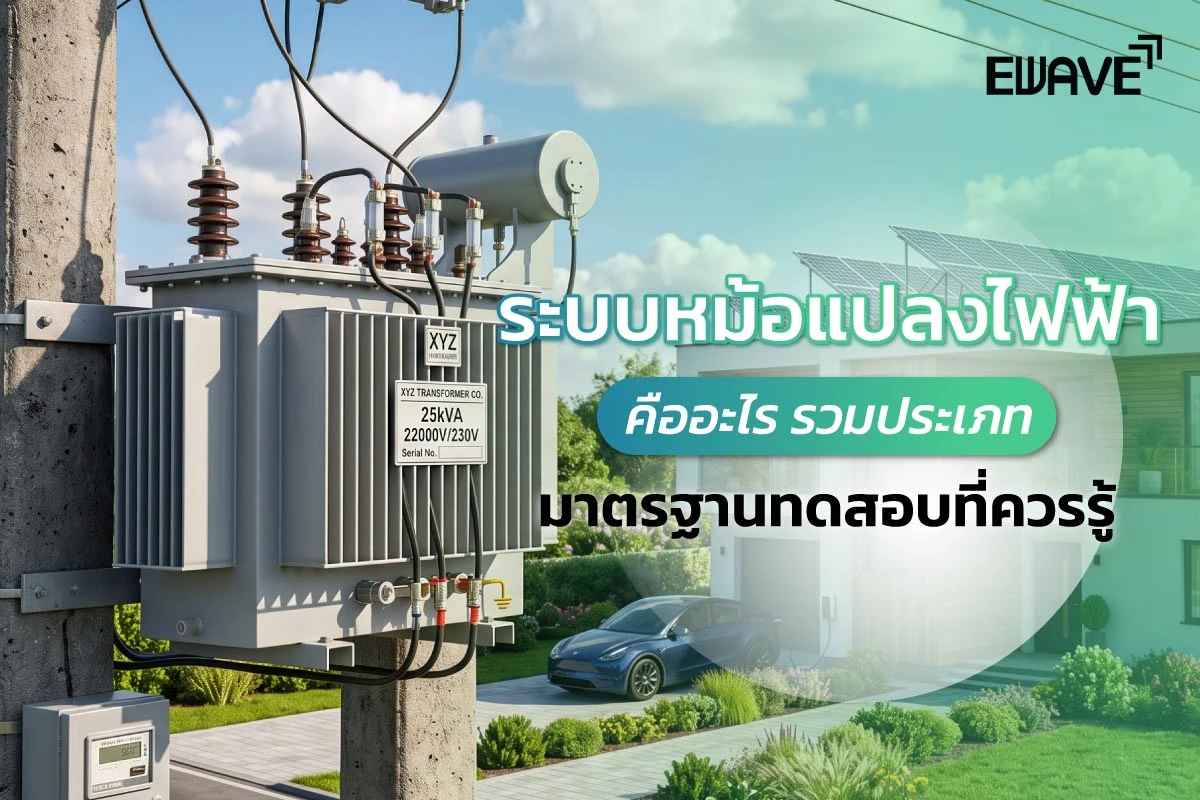 ระบบหม้อแปลงไฟฟ้าคืออะไร รวมประเภท มาตรฐานทดสอบที่ควรรู้